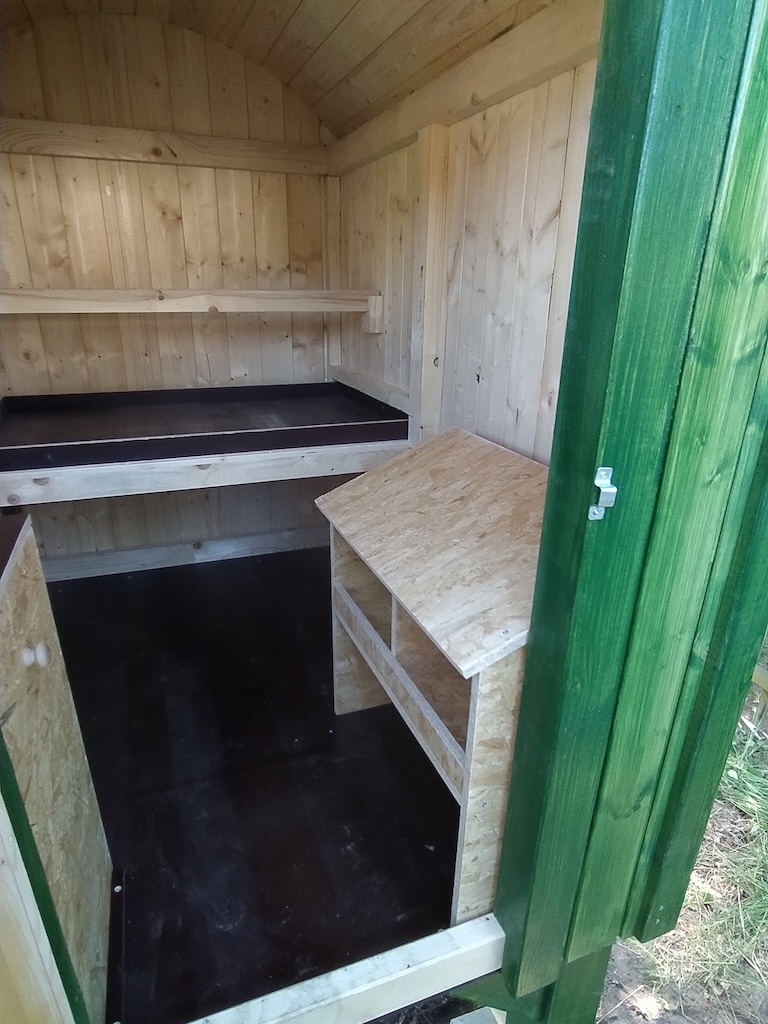 Das Doppellegenest und die Körnerbox