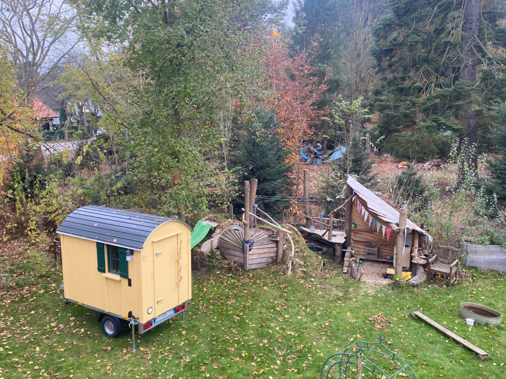 Sauna im eigenen Garten