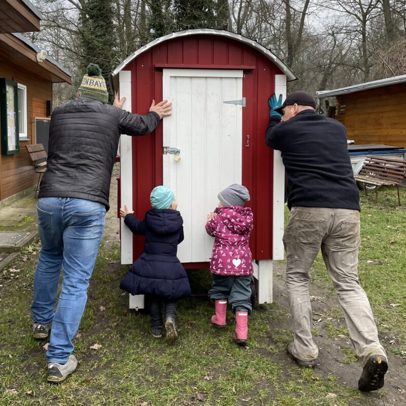 Hühnerstall mit Mobiloption