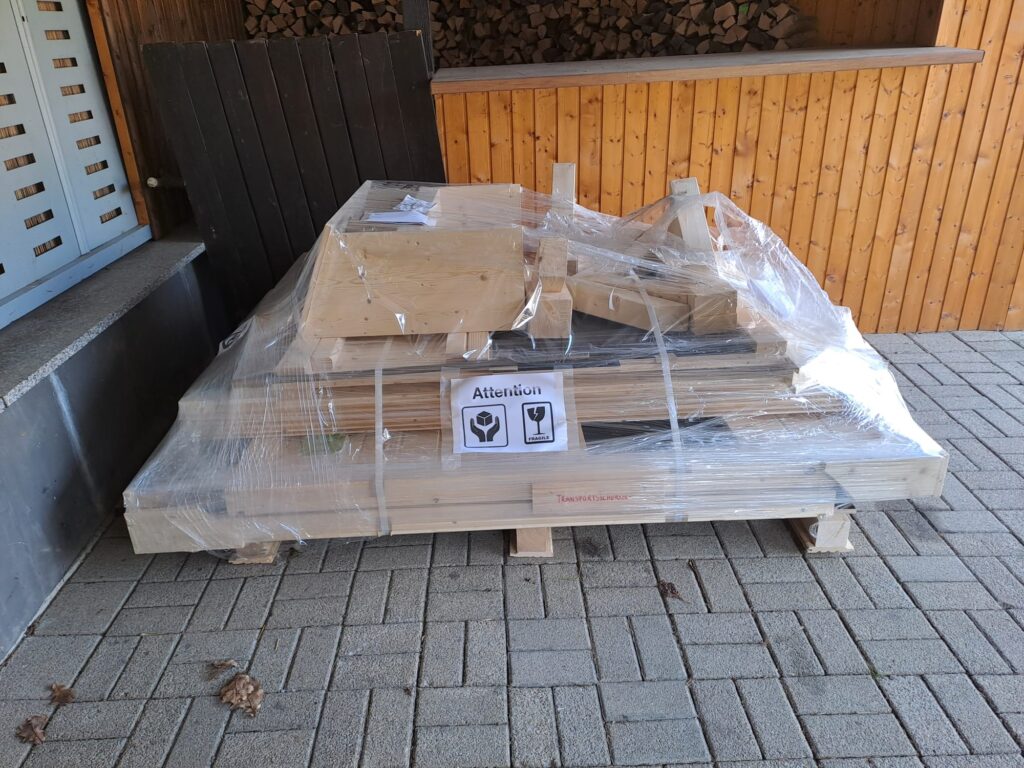 Der Kleine Bauwagen wie er geliefert wird